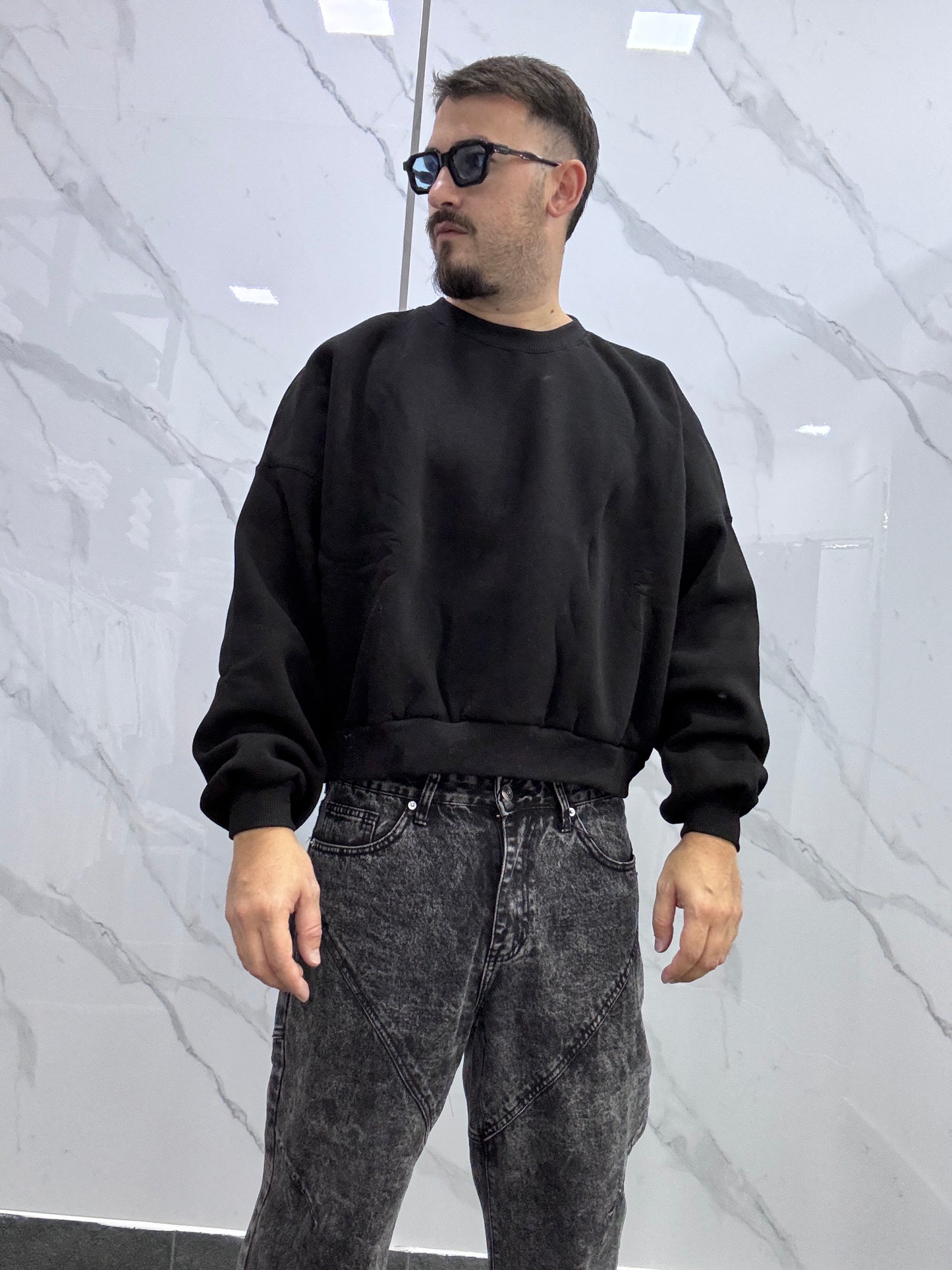 Felpa basic boxy fit