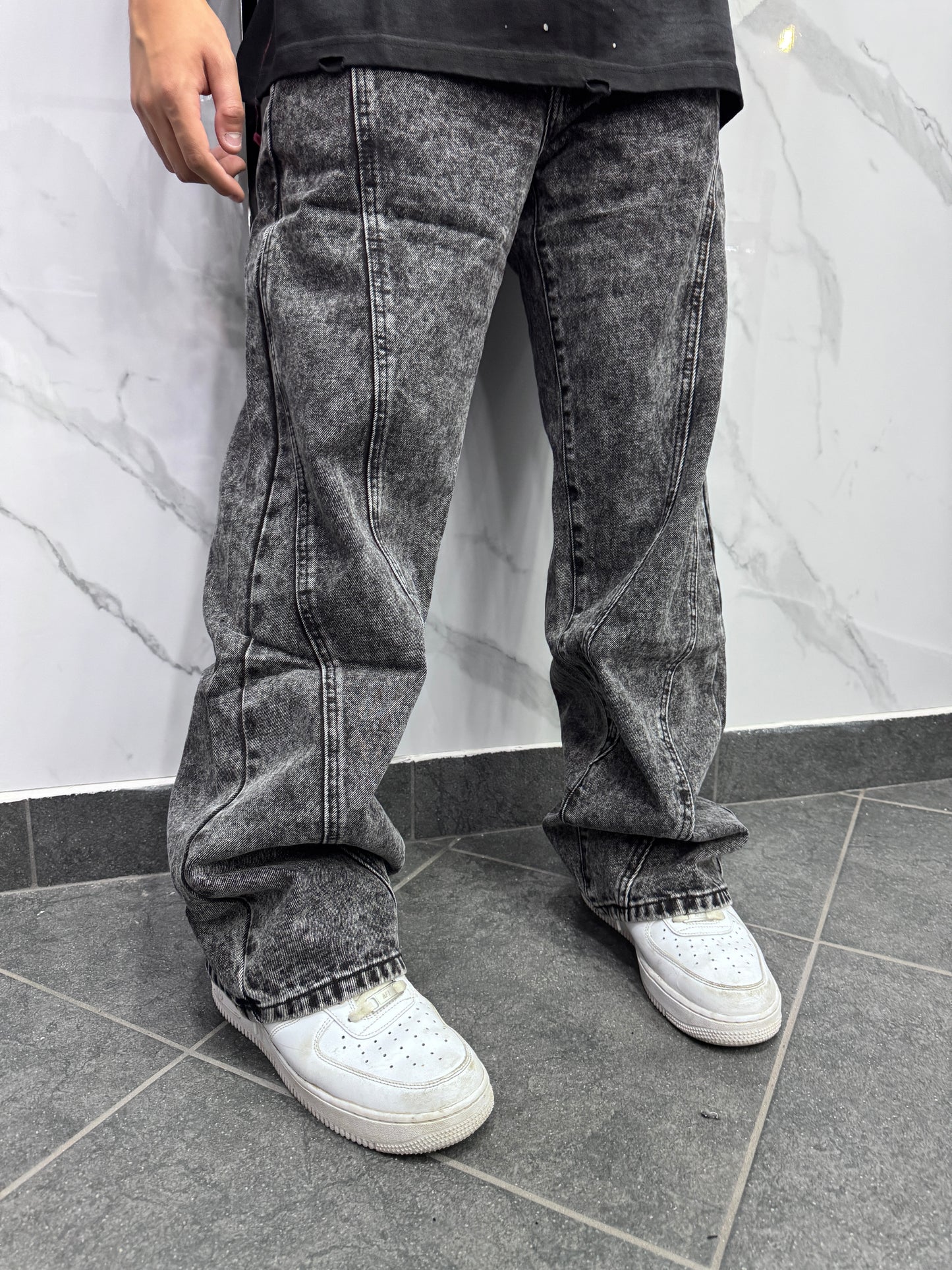 Jeans Baggy grigio