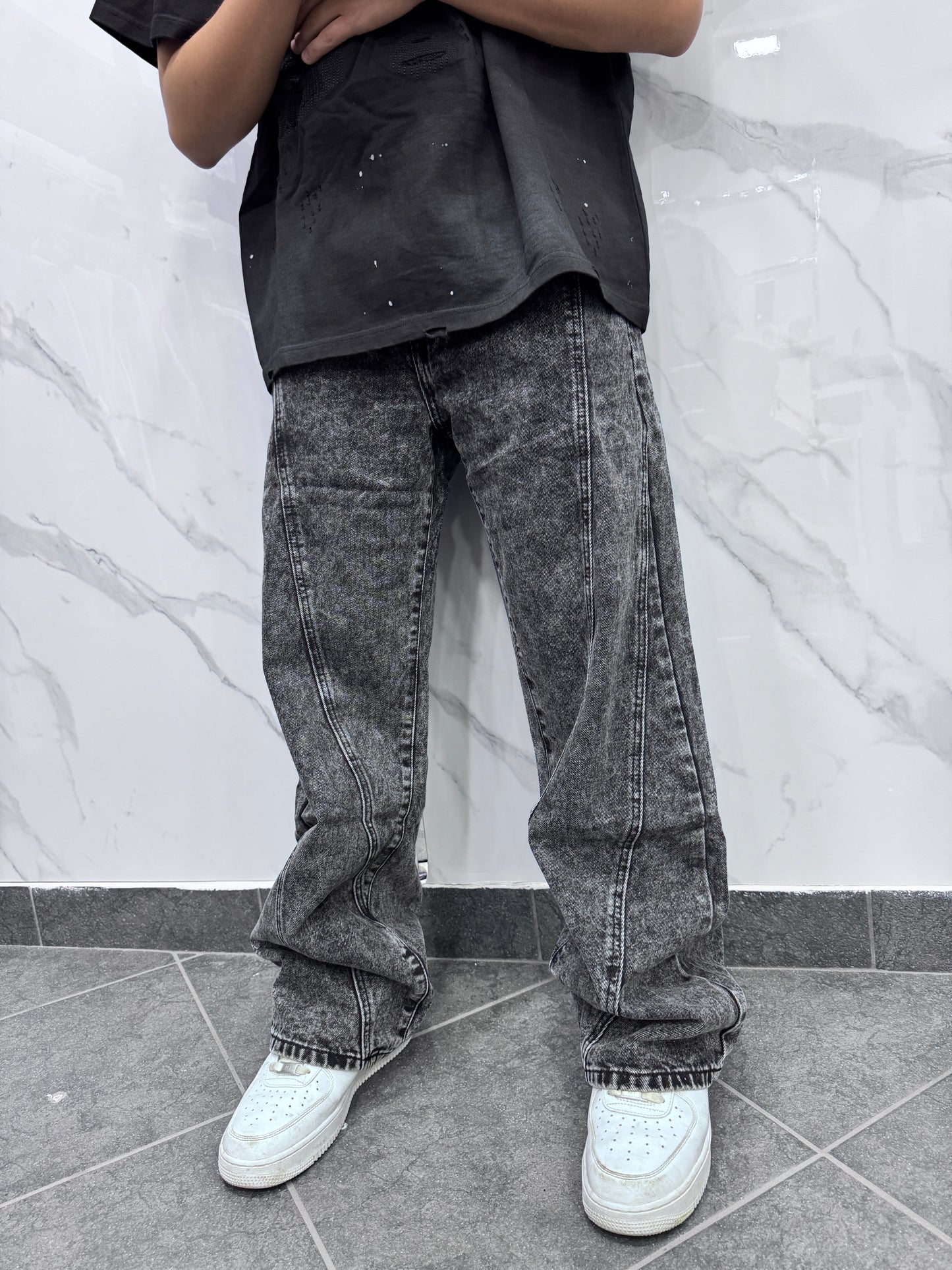 Jeans Baggy grigio