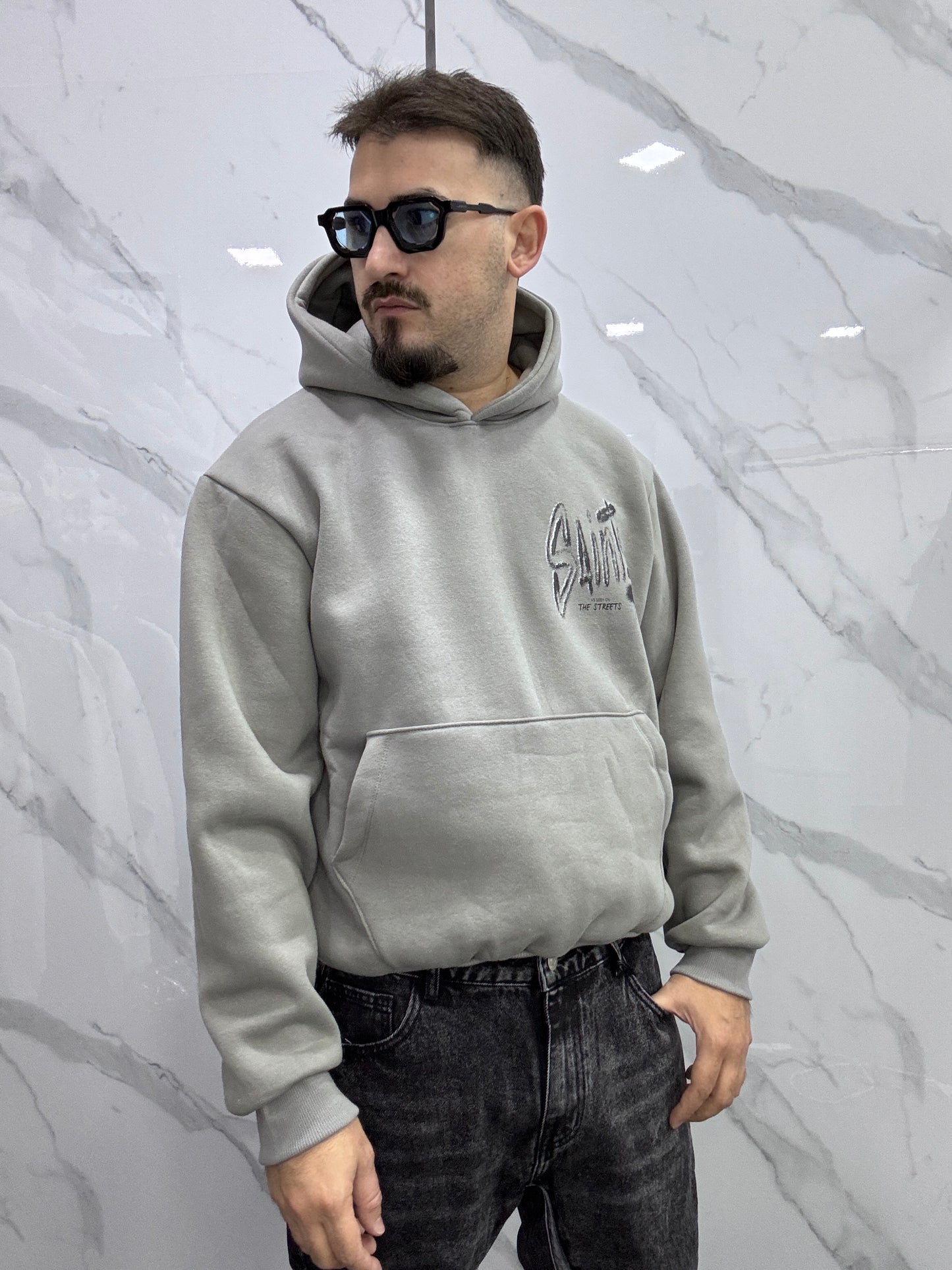 Felpa boxy Saint