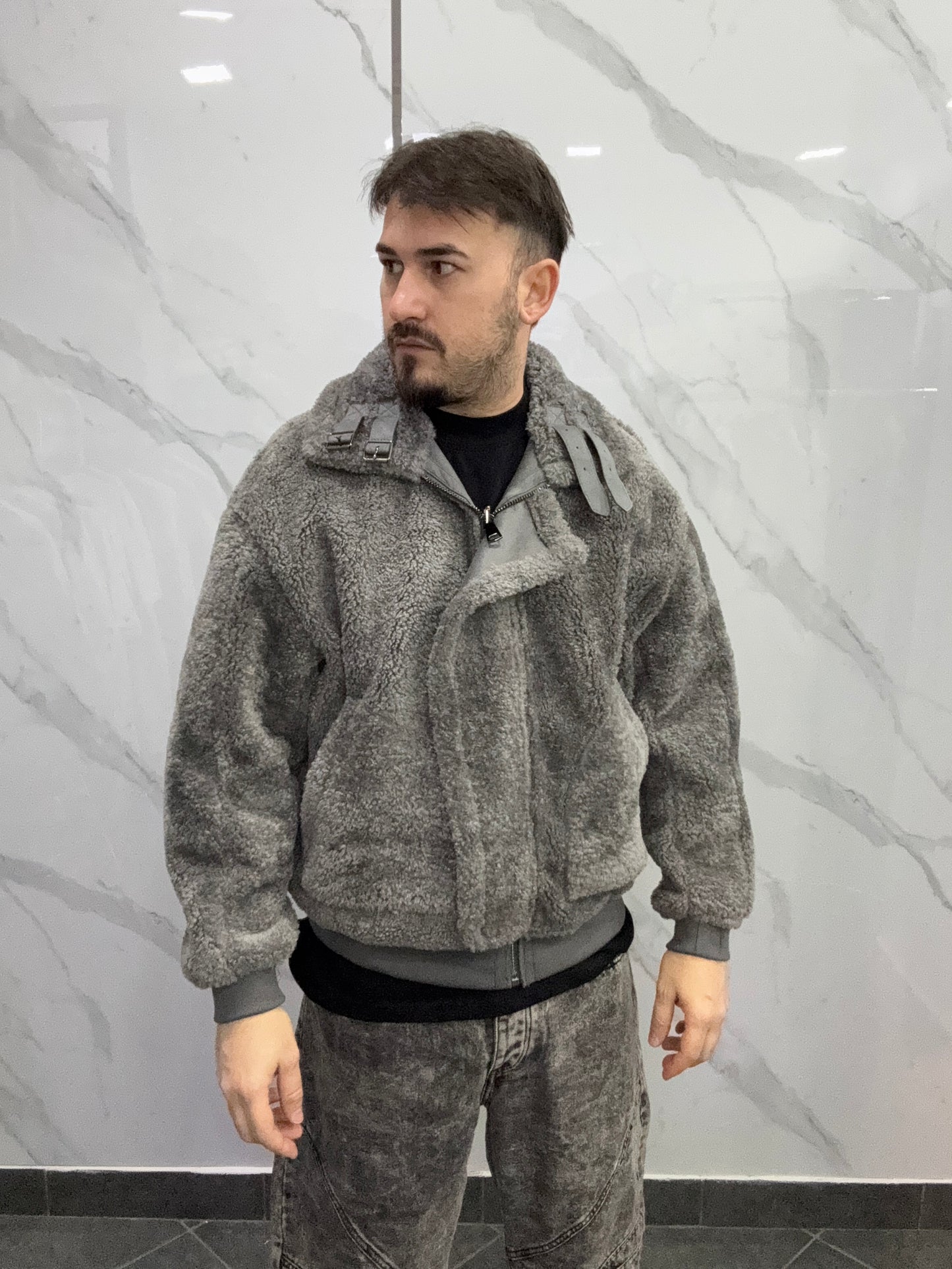 Eco-montone reversibile GRIGIO