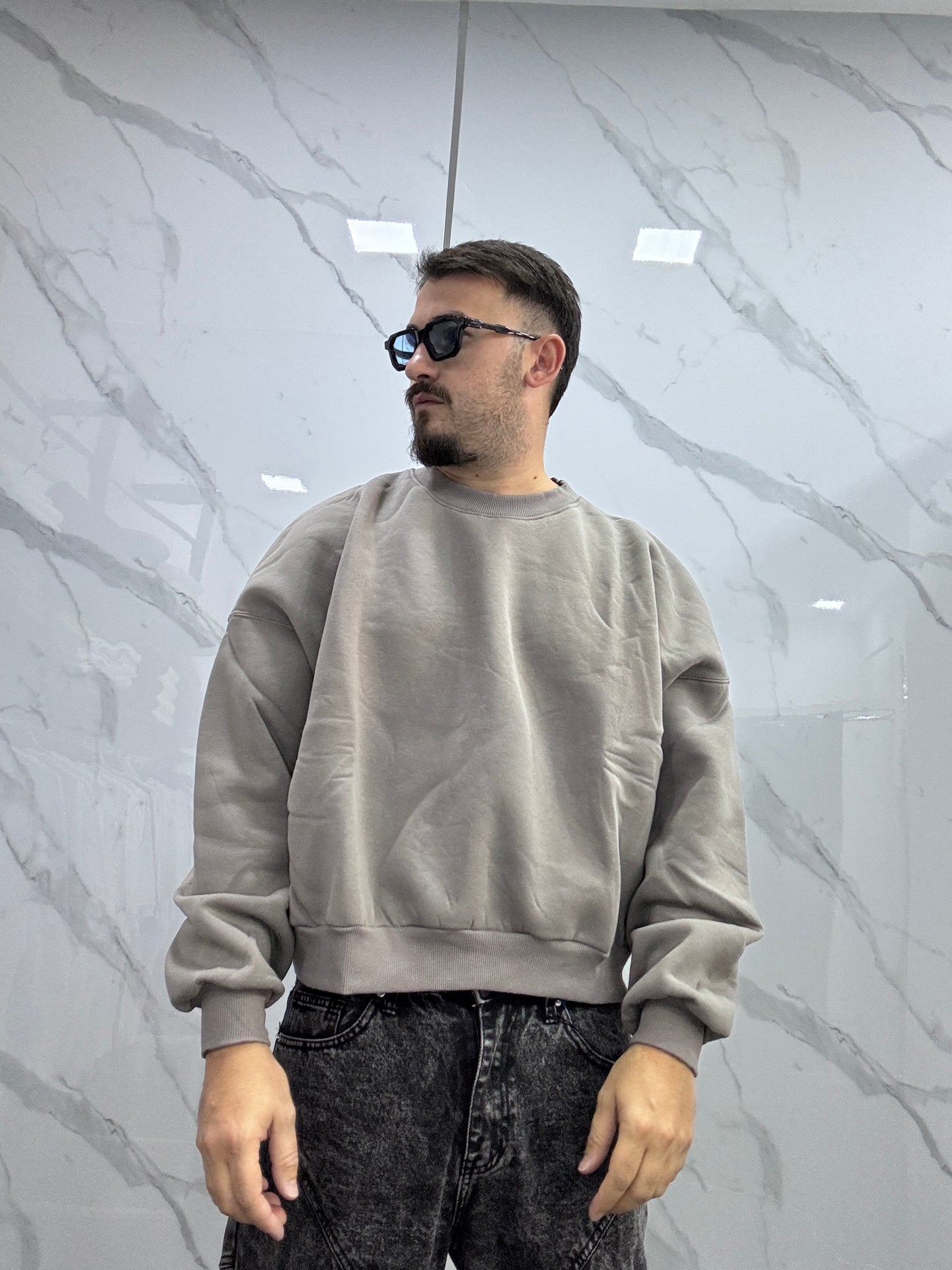 Felpa basic boxy fit