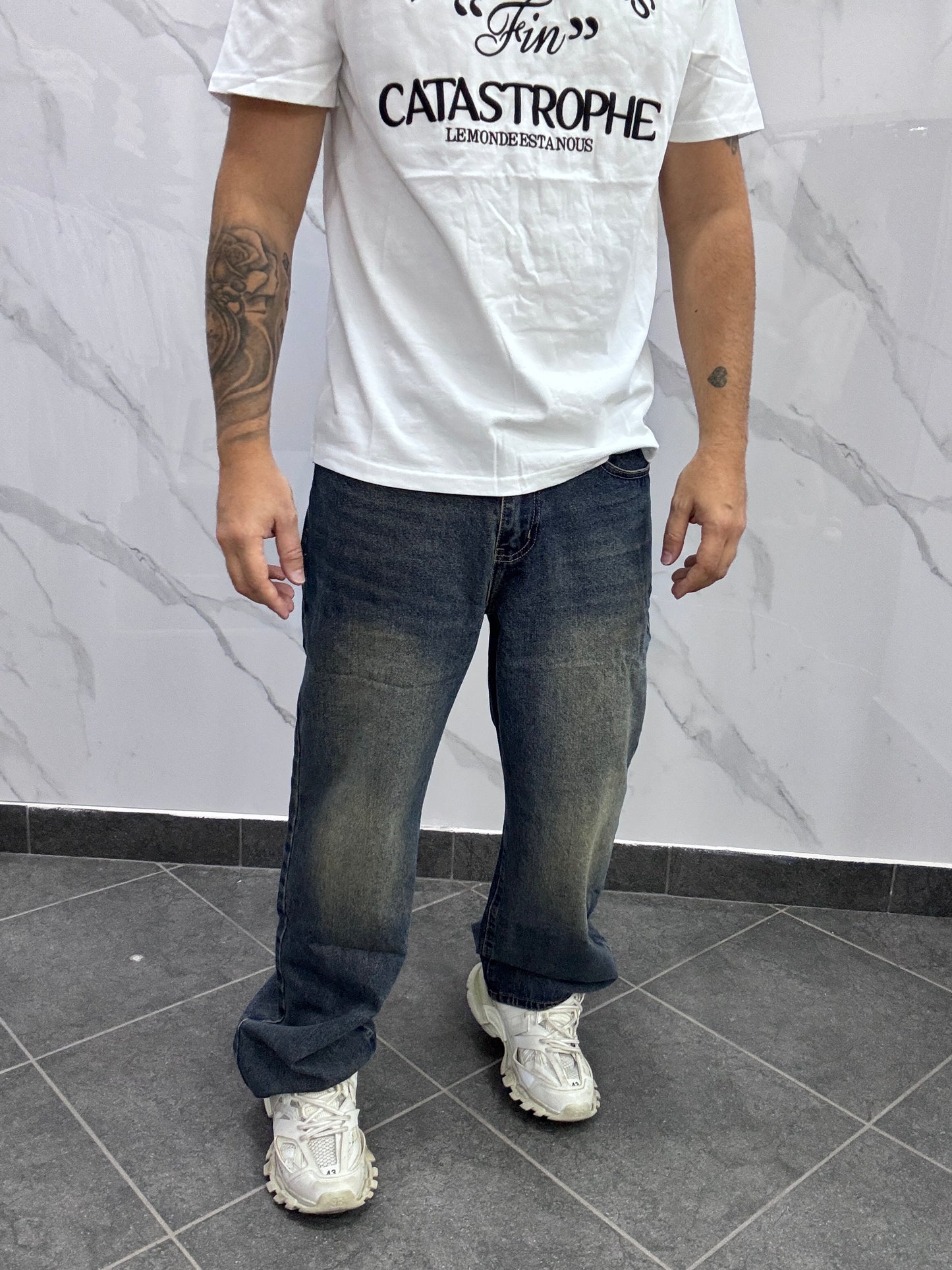 Baggy sabbiato