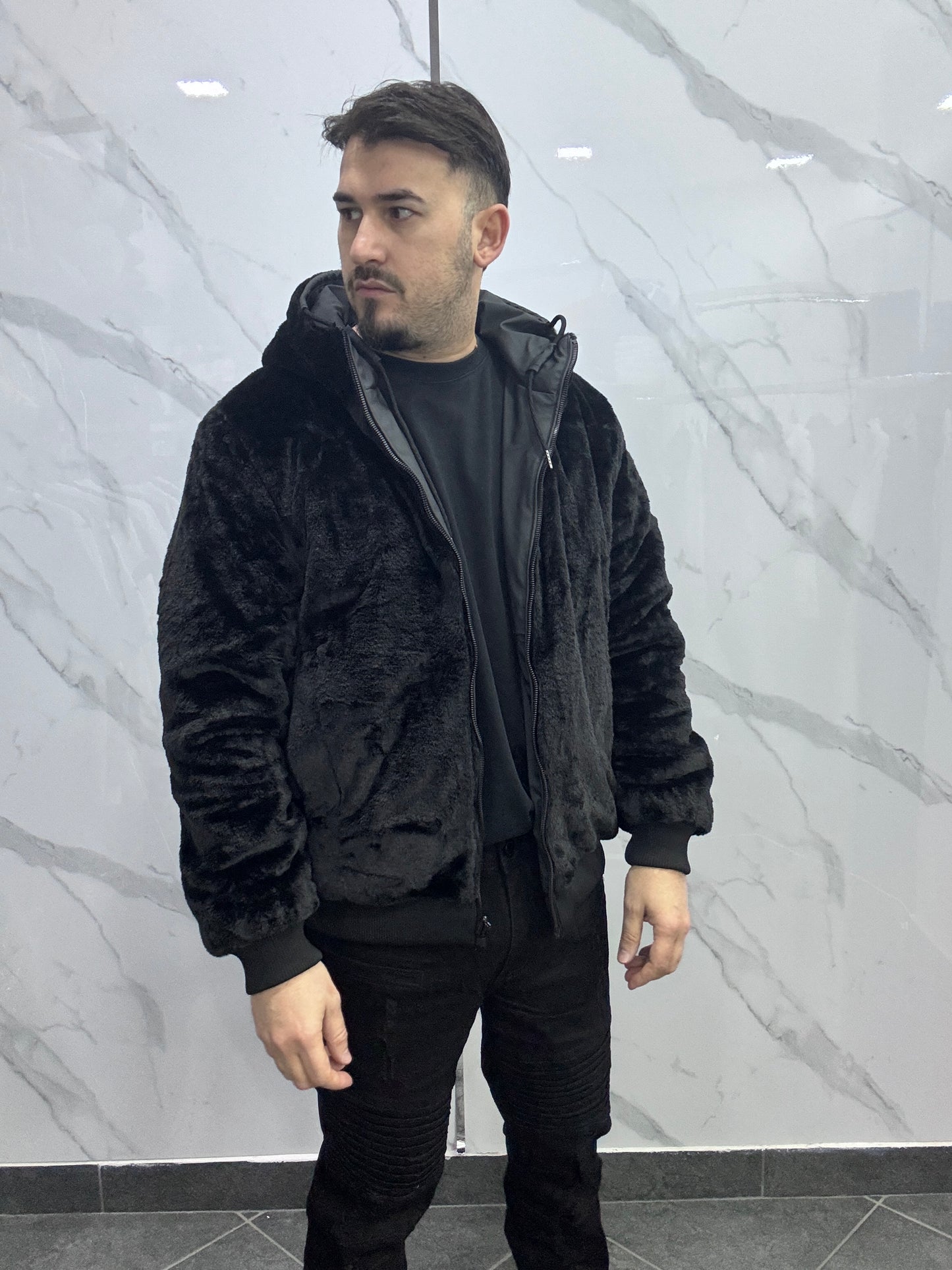 Giubbotto gommato reversibile