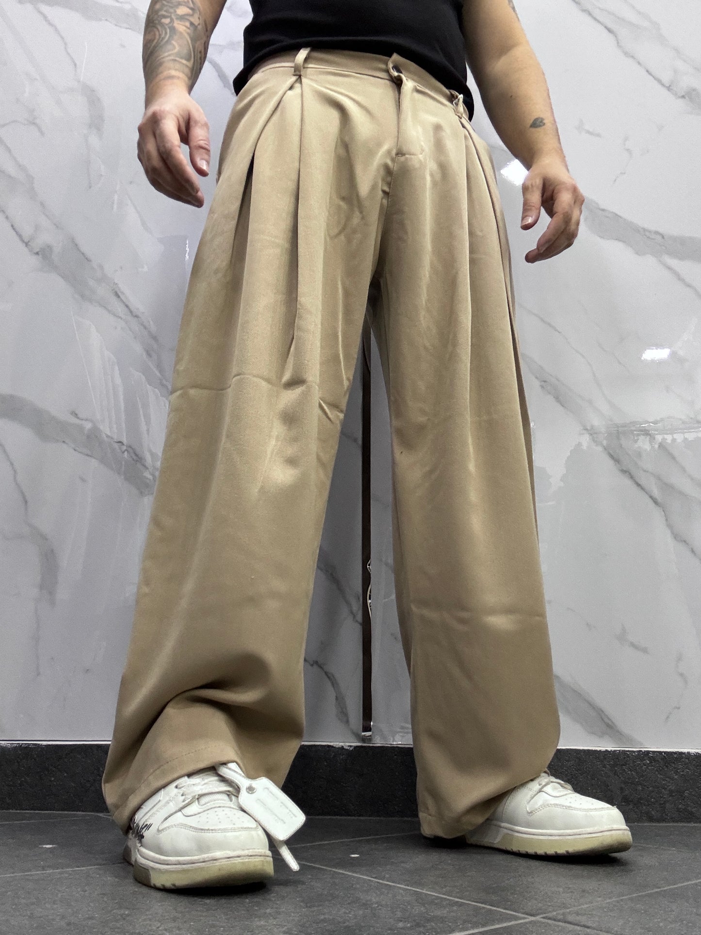 Pant ballon beige