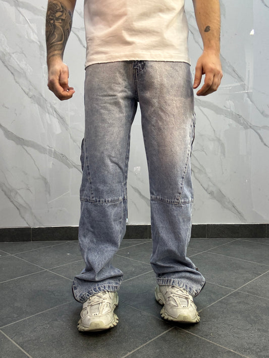 Flare zip blu