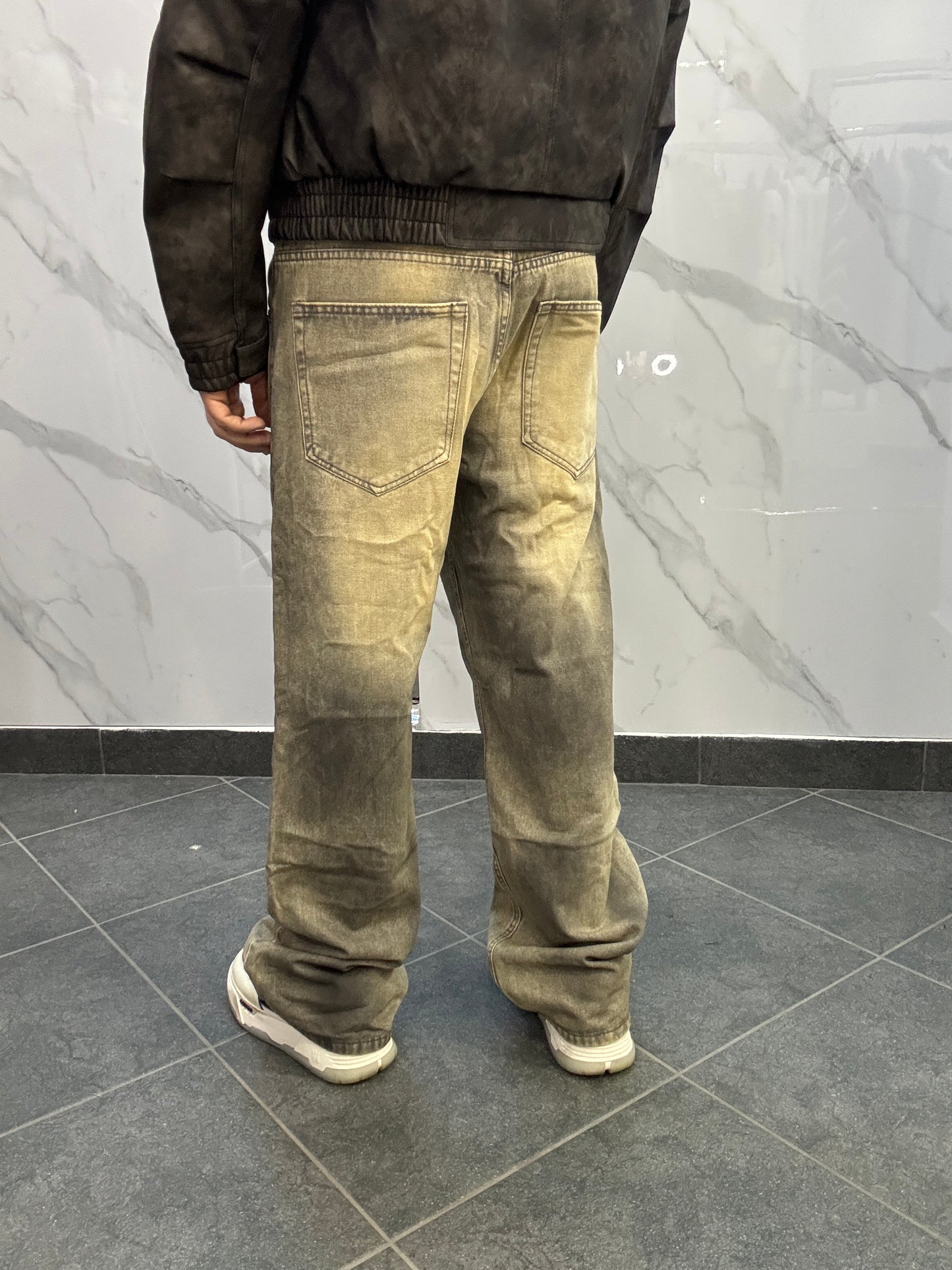 Baggy sabbia sfumato nero