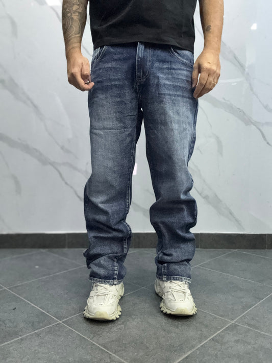 Baggy zip blu