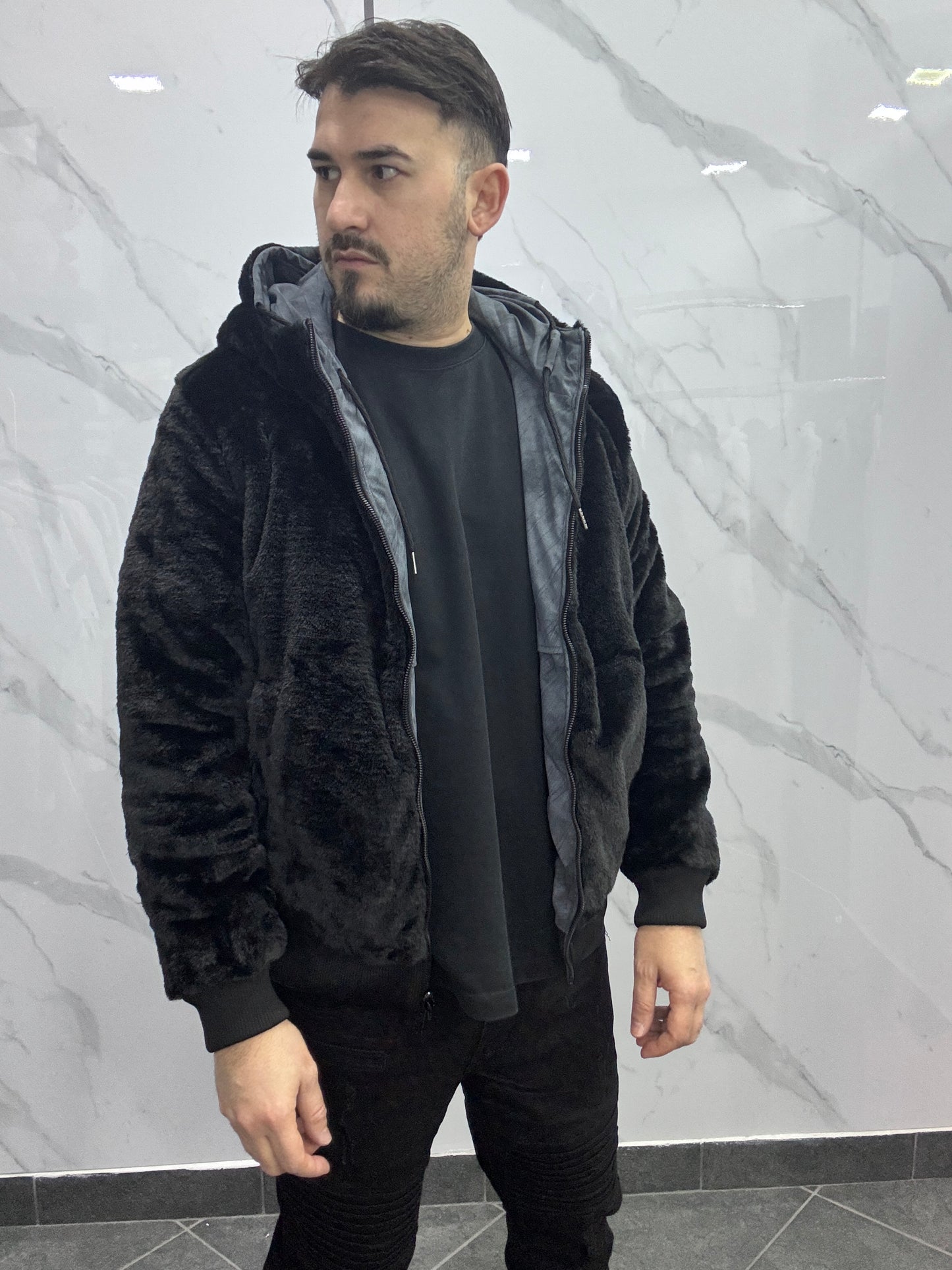 Giubbotto gommato reversibile