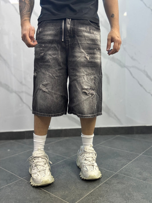 Jorts zip black