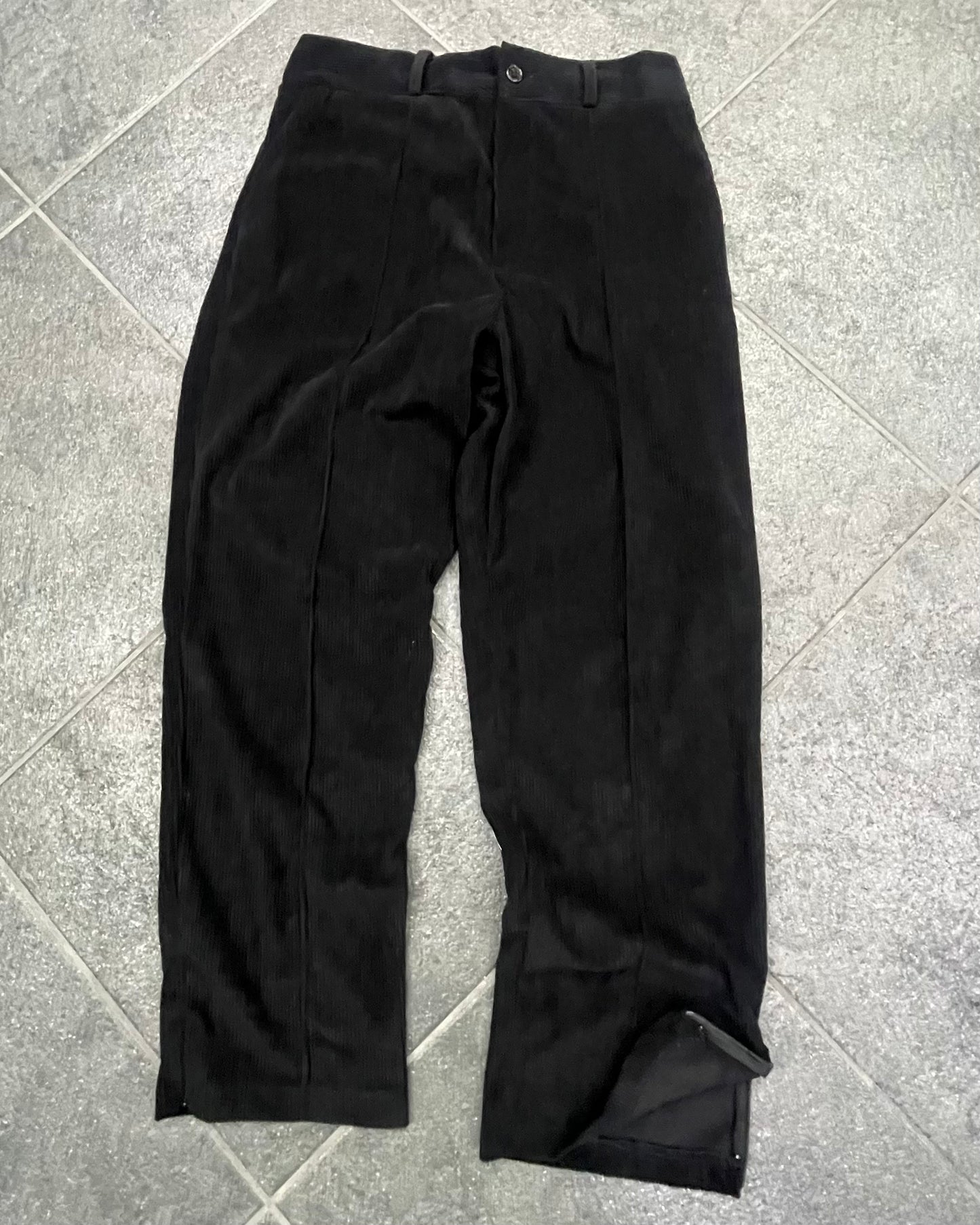 Pantalone velluto zip