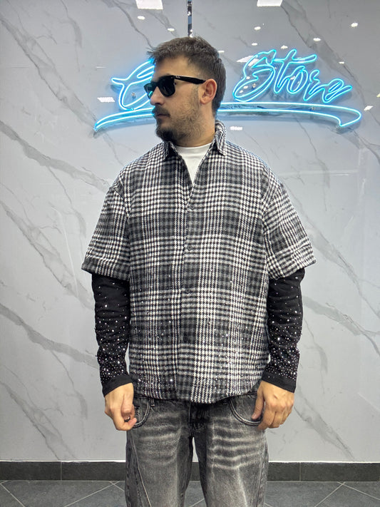Camicia diamond double sleeve