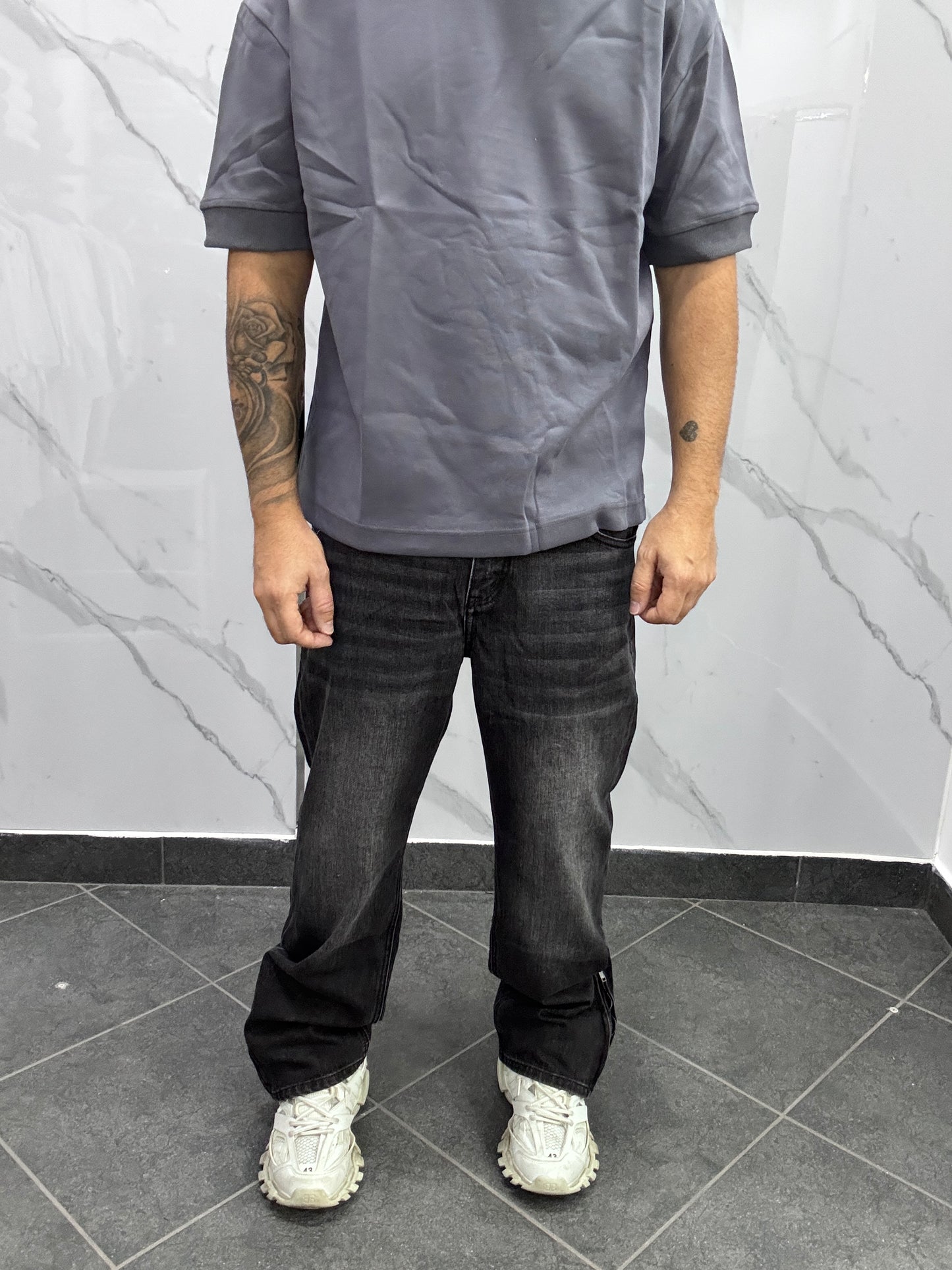 Flared basic gray