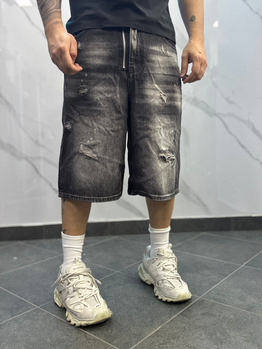 Jorts zip black