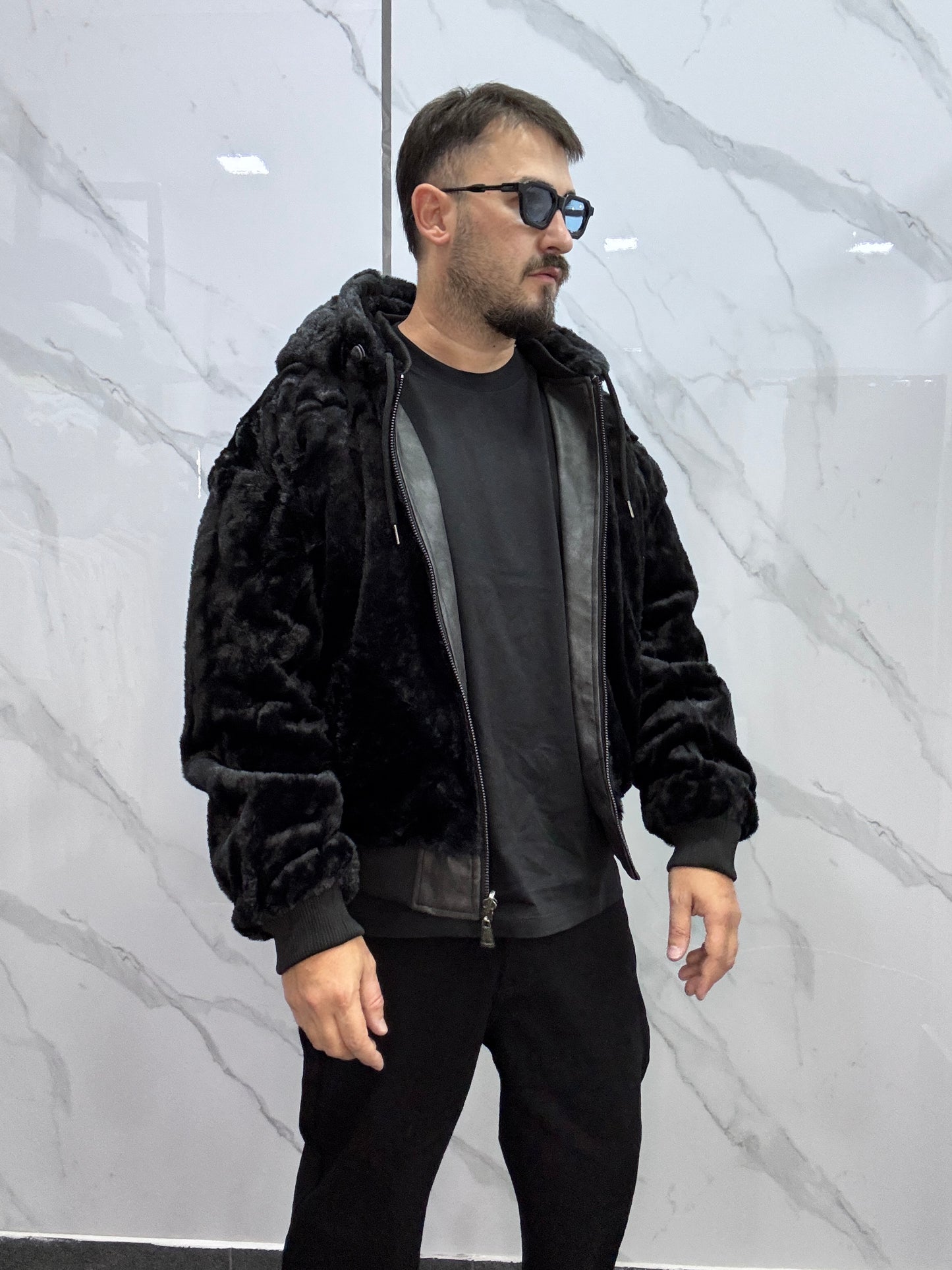 Giubbotto ecopelle reversibile MOD ZA*A