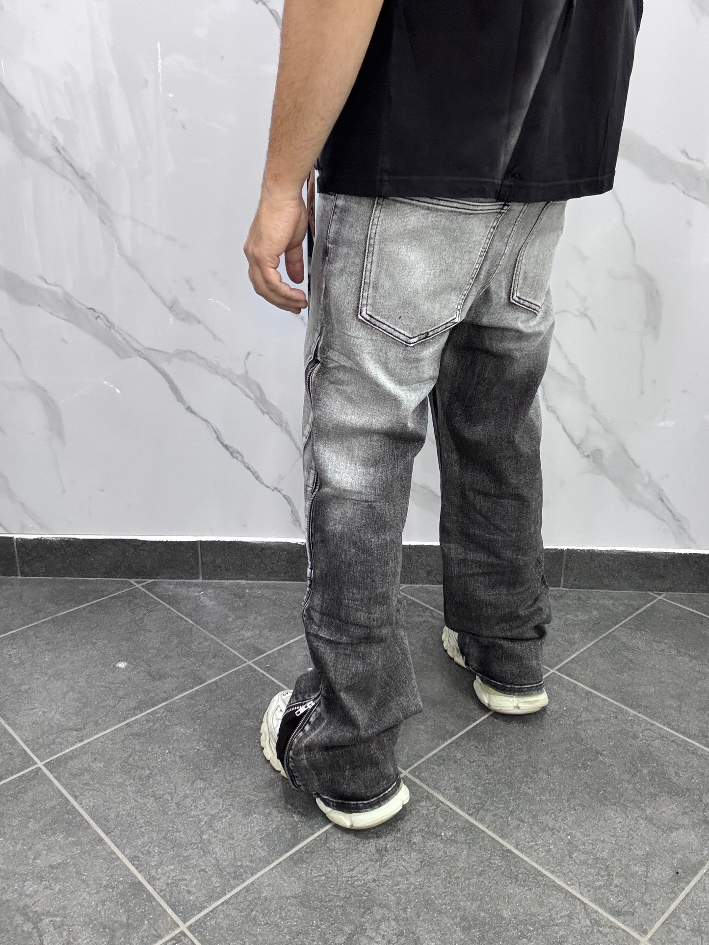 Flare zip 2.0 grigio
