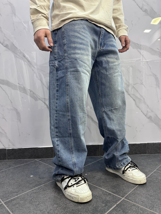 Baggy linear sabbiato