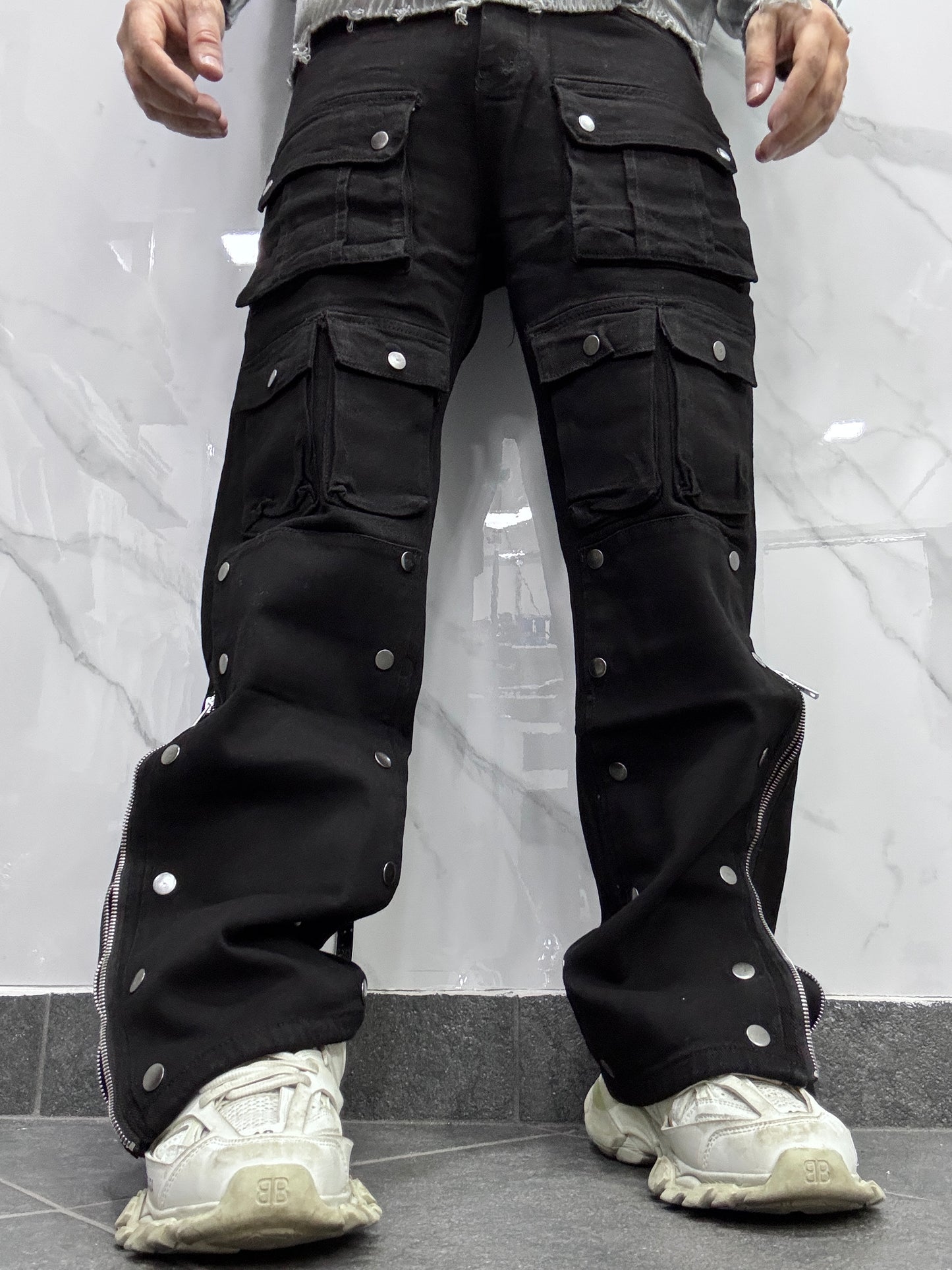 Jeans combat black