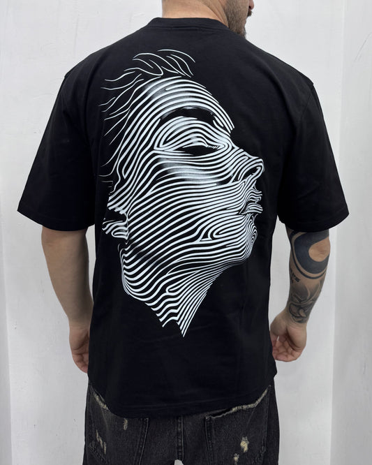 T-Shirt psalms face retro