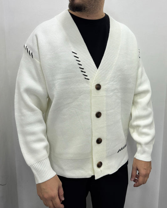 Cardigan premium modello za*a bianco