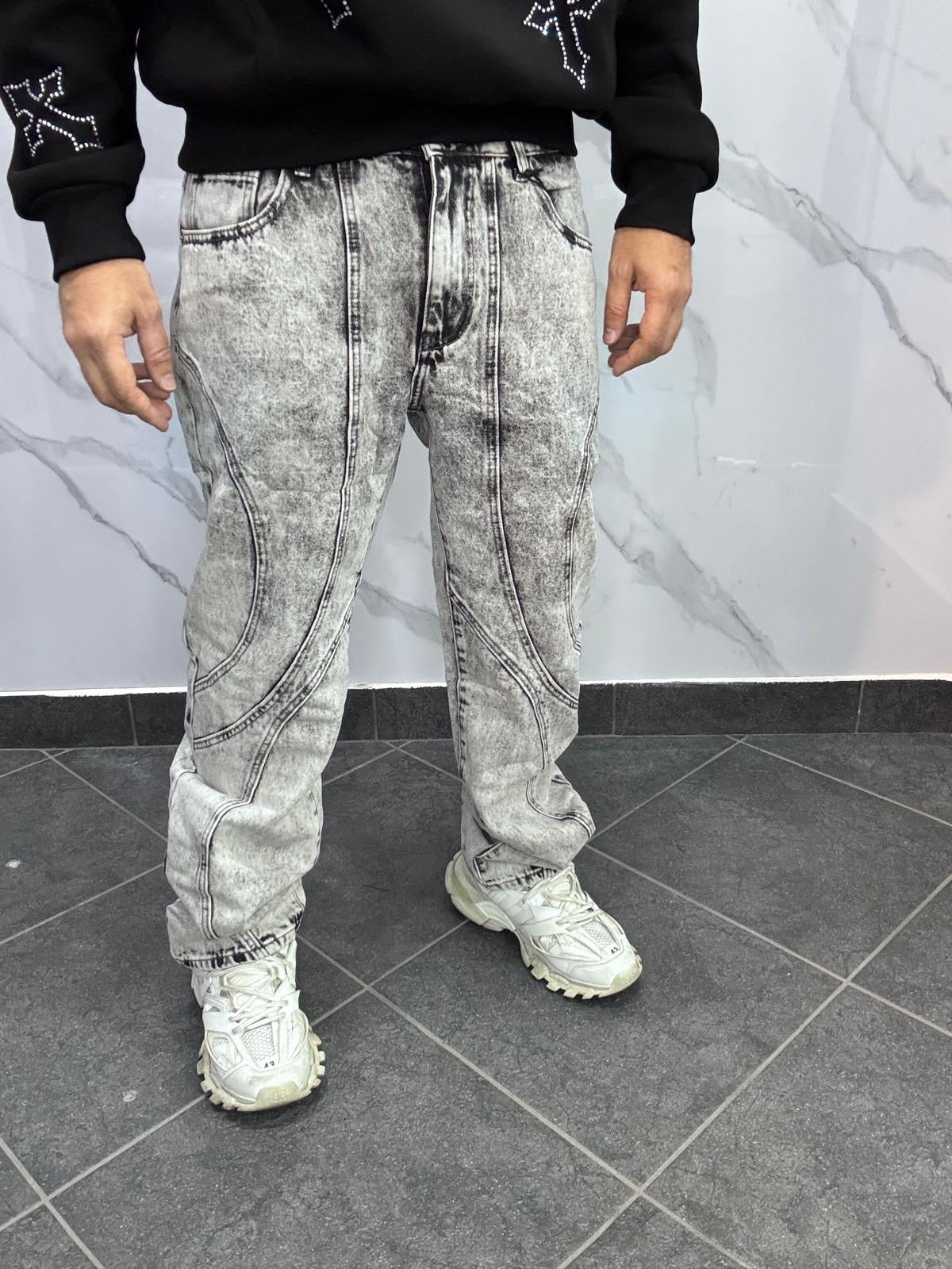 Jeans Baggy linear