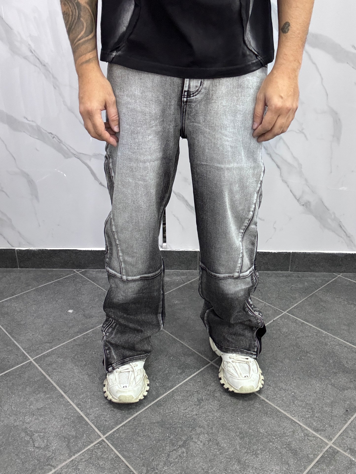 Flare zip 2.0 grigio