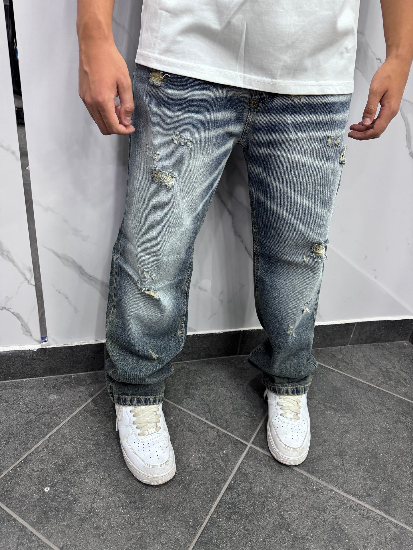 Baggy sabbia blu