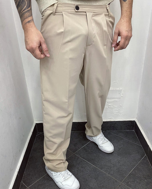 Pantalone JW fondo largo beige