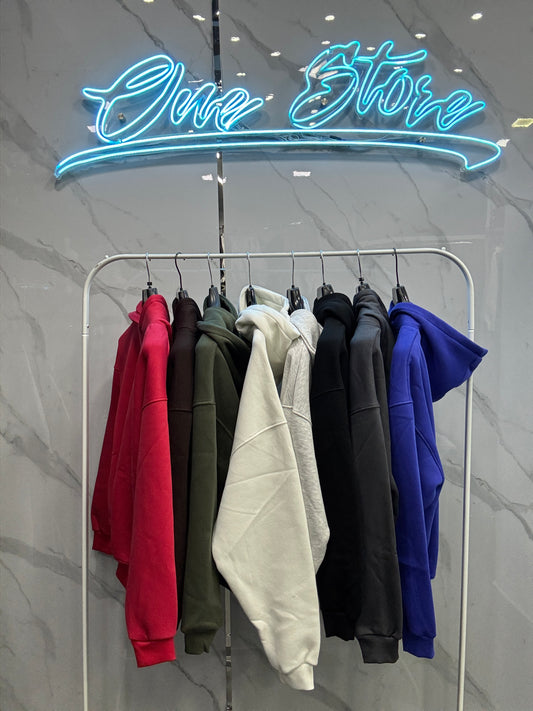 Hoodie boxy fit cianotic