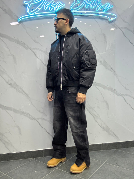 Ballon zip black