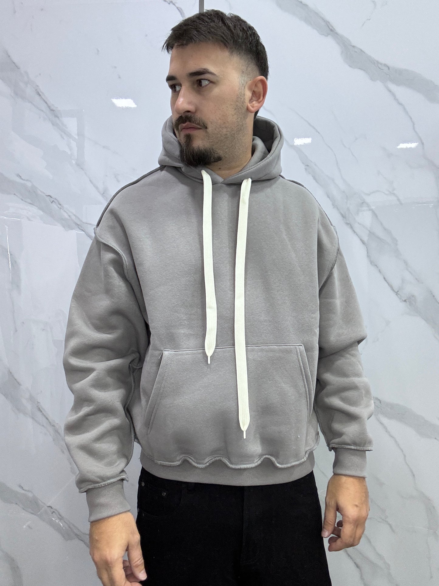 Felpa Boxy reverse