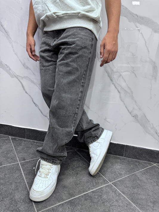 Jeans Baggy brillantini
