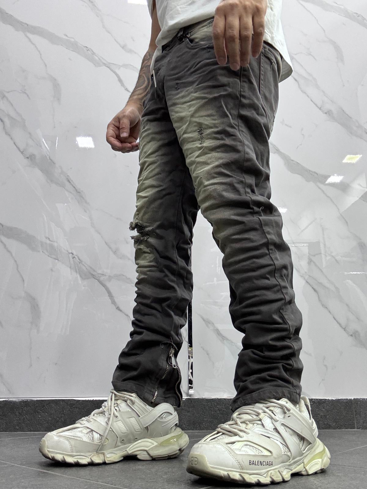 Jeans cntc dnc grigio sfumato