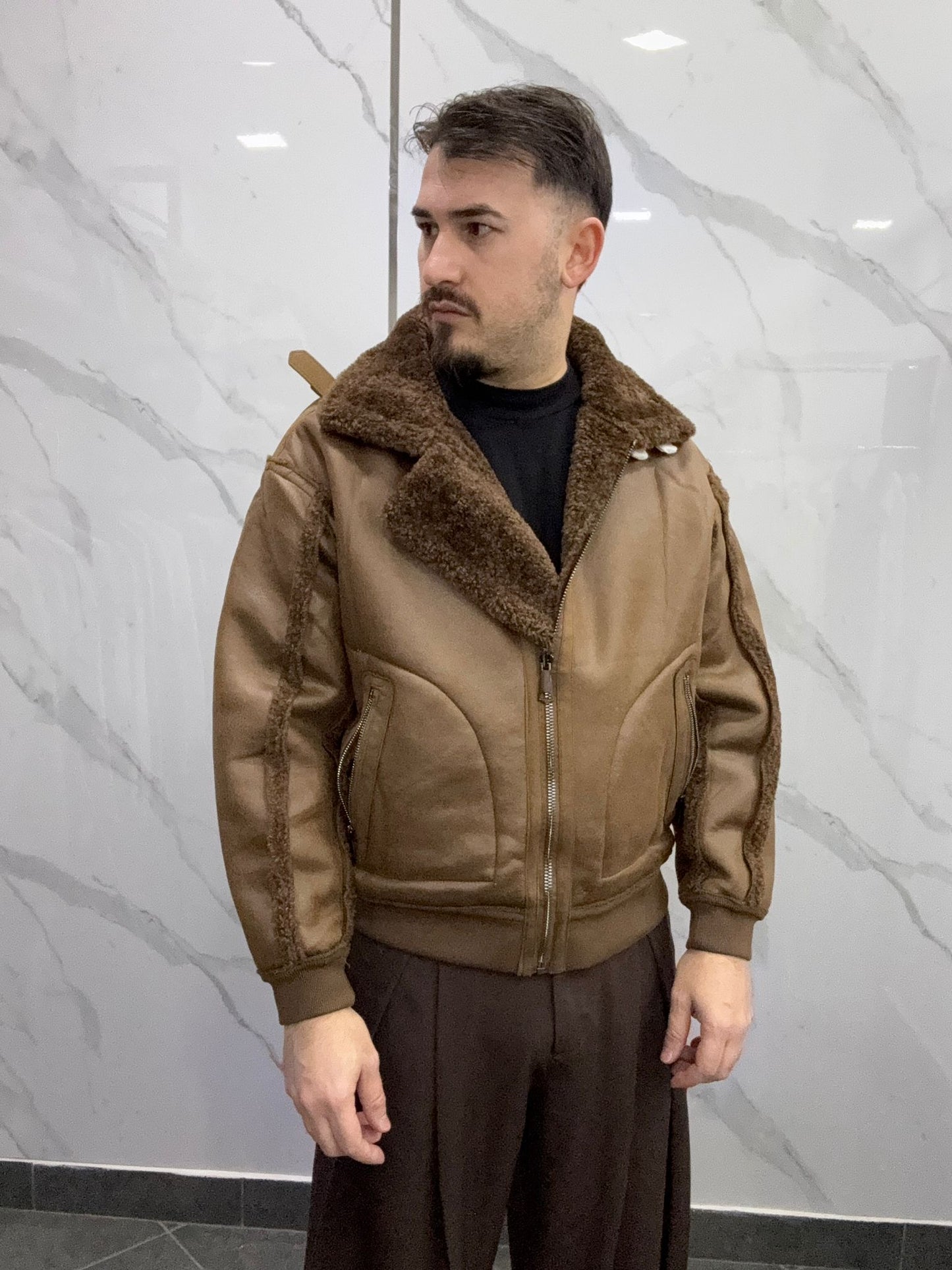 Eco-montone reversibile testa di moro