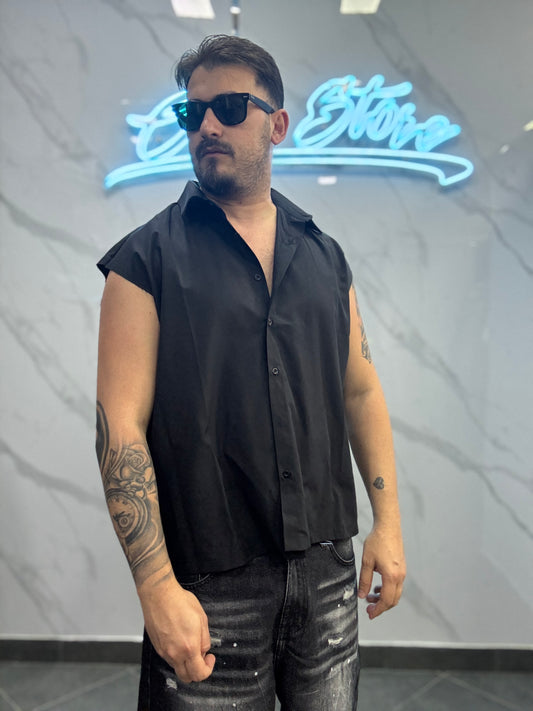 Camicia smanicato VIVE FELIZ