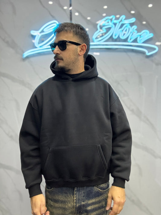 Hoodie boxy fit cianotic