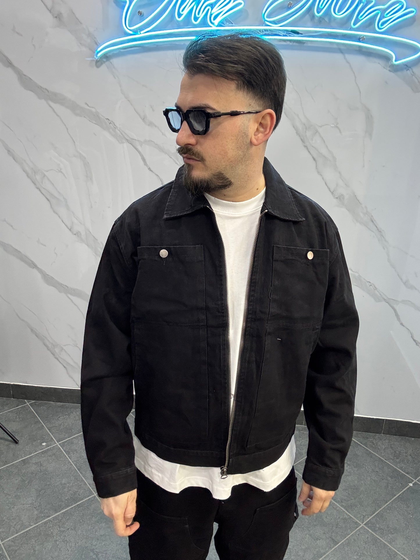 Coordinato jeans black