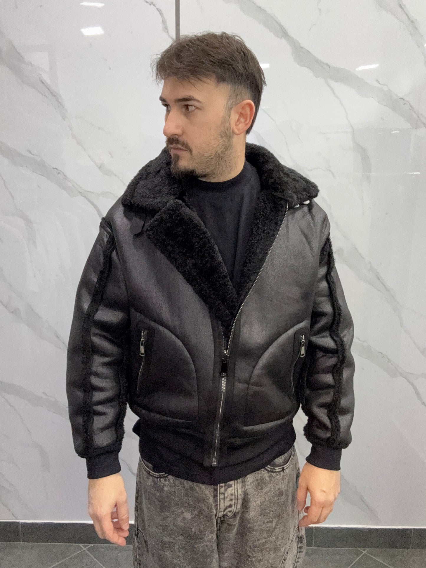 Eco-montone reversibile NERO