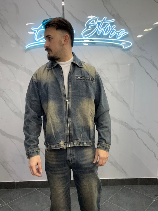Coordinato sabbia zip