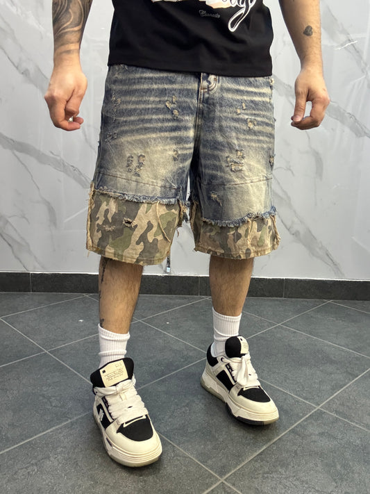 Bermuda CIANOTIC DOUBLE ARMY BLU