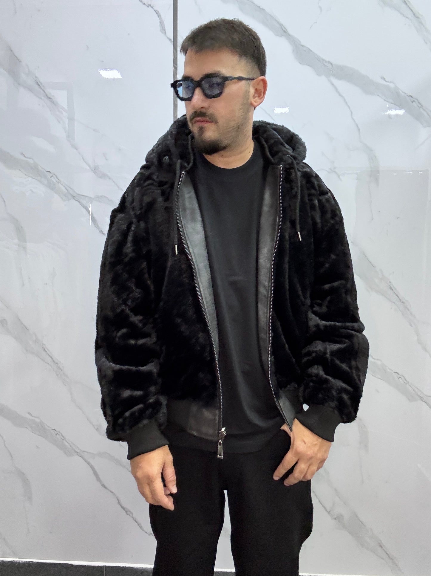 Giubbotto ecopelle reversibile MOD ZA*A