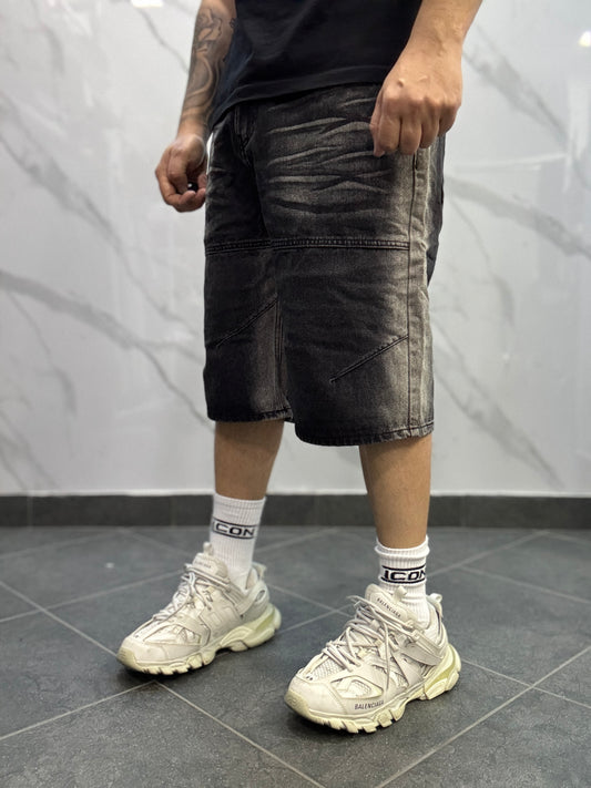 Jorts sfumato nero