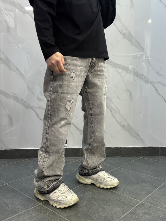 Flared  grigio rotture