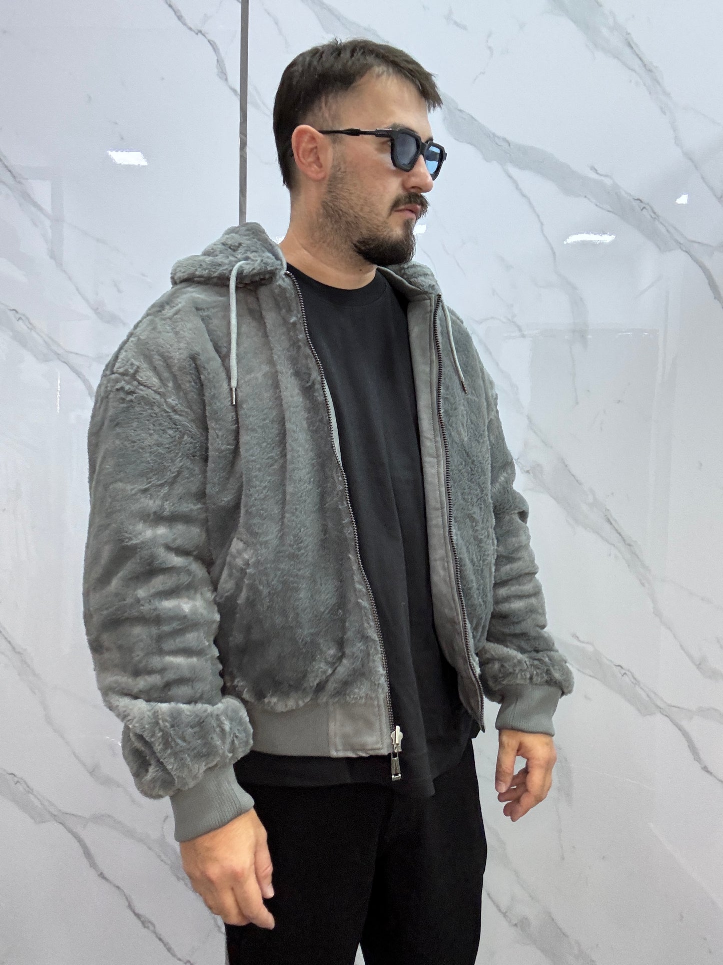 Giubbotto ecopelle reversibile MOD ZA*A