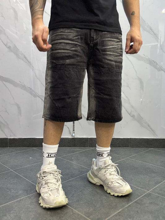 Jorts sfumato nero