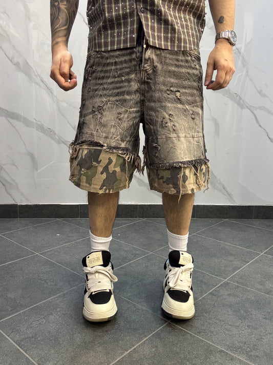 Bermuda CIANOTIC DOUBLE ARMY BLACK