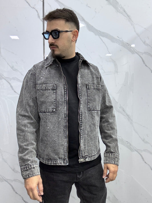 Giacca in jeans diamond