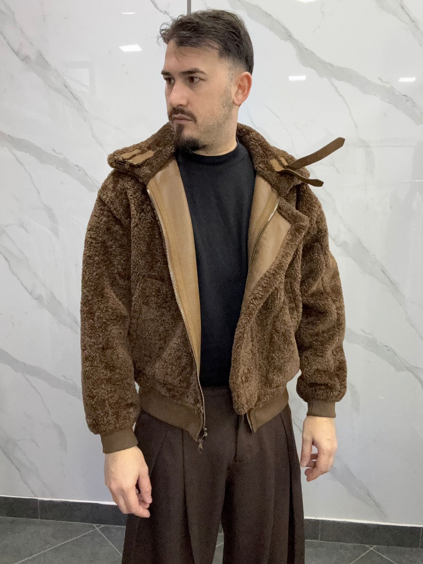 Eco-montone reversibile testa di moro