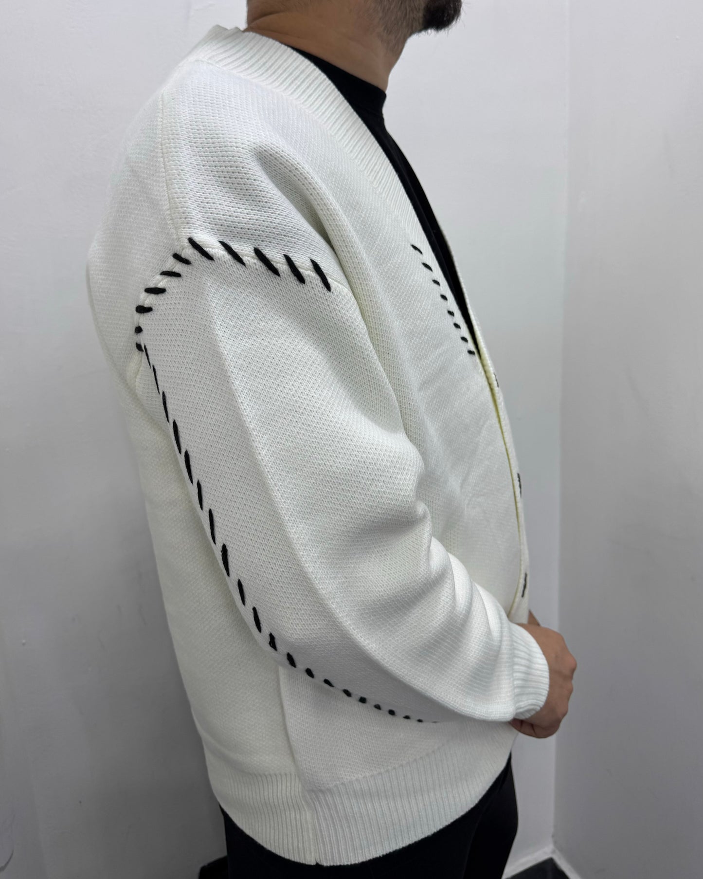 Cardigan premium modello za*a bianco