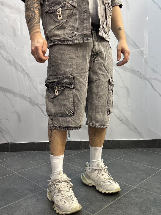 Coordinato cargo grigio